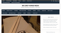 Desktop Screenshot of biggreyhorse.com